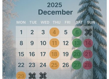 年末年始のおしらせ